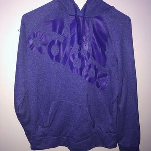 Purple Adidas hoodie